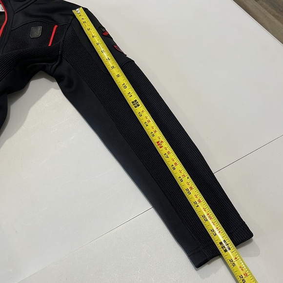 Women’s Spyder Fleece Active full zip jacket black red style 182435 size Medium - Picture 13 of 16
